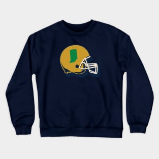 South Bend, Indiana Football Helmet Crewneck Sweatshirt